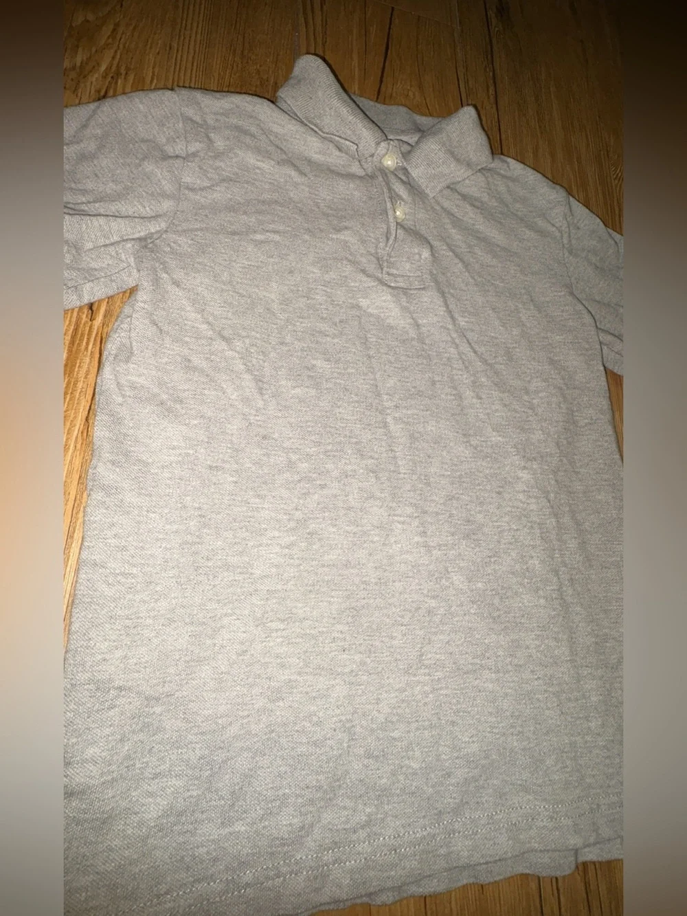 Classic Kids Polo Shirt - Light Gray